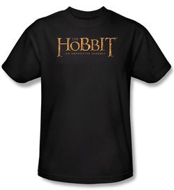 Hobbit Shirt Movie Unexpected Journey Loyalty Logo Black Adult Tee