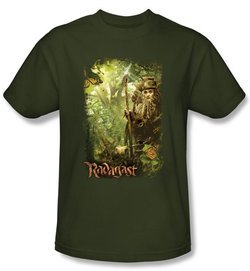 Hobbit Shirt Movie Unexpected Journey Loyalty Woods Green Adult Tee