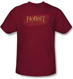 Hobbit Shirt Unexpected Journey Loyalty Red Logo Cardinal Adult Tee