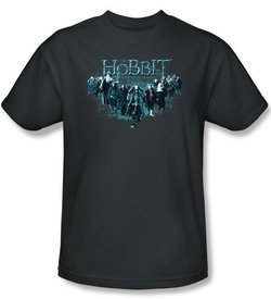 Hobbit Shirt Unexpected Journey Loyalty Thorin Charcoal Adult Tee