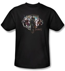 Hobbit T-shirt Loyalty Dwarves Black Shirt