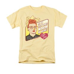 I Love Lucy Shirt Warm In Here Adult Banana Tee T-Shirt
