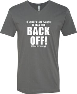 Click to get If Youre Close Enough To Read This Back Off Adult VNeck TShirt