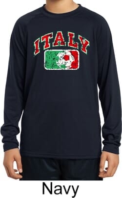 Click to get Italy Kids Dry Wicking Long Sleeve Shirt