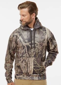 Click to get J America Mens Polyester Tailgate Hooded Sweatshirt  8615
