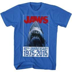 Jaws Shirt 40th Anniversary Royal T-Shirt
