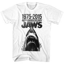 Jaws Shirt 40th Anniversay White T-Shirt