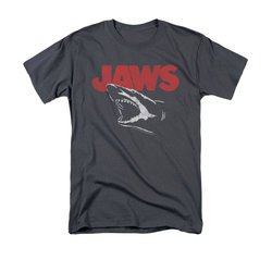 Jaws Shirt Cracked Jaw Charcoal T-Shirt