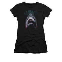 Jaws Shirt Juniors Terror In The Deep Black T-Shirt