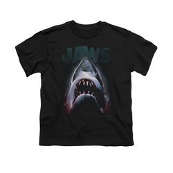 Jaws Shirt Kids Terror In The Deep Black T-Shirt