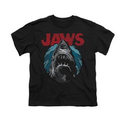 Jaws Shirt Kids Water Circle Black T-Shirt