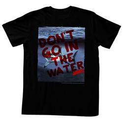 Jaws Shirt Shark Under The Water Black T-Shirt