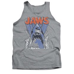 Jaws Shirt Tank Top Comic Splash Athletic Heather Tanktop