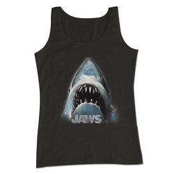 Jaws Shirt Tank Top Coming Up Black Tanktop