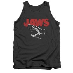 Jaws Shirt Tank Top Cracked Jaw Charcoal Tanktop