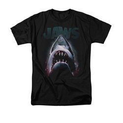 Jaws Shirt Terror In The Deep Black T-Shirt