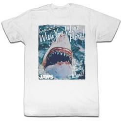Jaws Shirt Wish You Were Here White T-Shirt