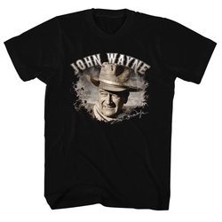 John Wayne Shirt Signature Black T-Shirt