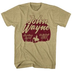 John Wayne Shirt The Big Trail 1930 Sand Heather T-Shirt