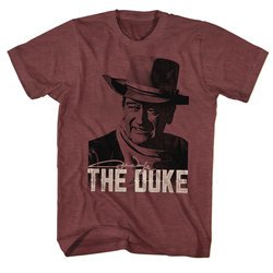 John Wayne Shirt The Duke Maroon T-Shirt