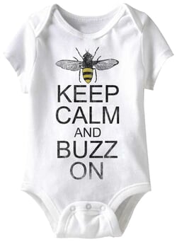 Click to get Keep Calm And Buzz On Funny Baby Romper White Infant Babies Creeper
