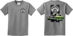 Kids Dodge Green Super Bee (Front & Back) Youth T-shirt