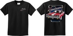 Kids Dodge Plymouth Roadrunner (Front & Back) Youth T-shirt