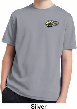 Kids Dodge Super Bee Logo Pocket Print Moisture Wicking Shirt