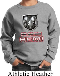 Kids Dodge Sweatshirt Ram Hemi Logo Sweat Shirt