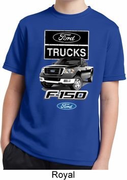 Kids Ford Shirt F-150 Truck Moisture Wicking Shirt