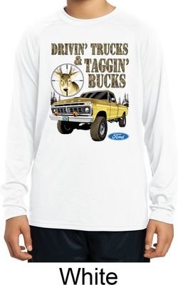 Kids Ford Shirt Tagging Bucks Dry Wicking Long Sleeve Shirt