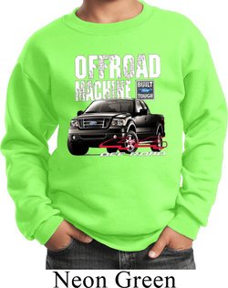 Kids Ford Sweatshirt F-150 4X4 Off Road Machine Sweat Shirt