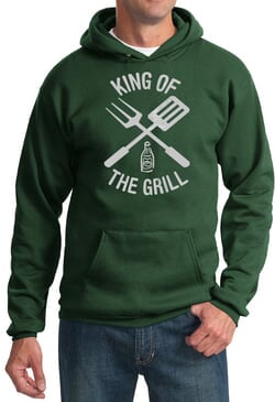 Click to get King Of The Grill Hoodie Sweatshirt Barbecue Utensils Adult Hoody
