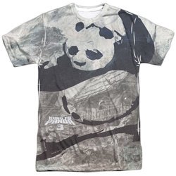 Kung Fu Panda 3 Brushed Po Sublimation Shirt