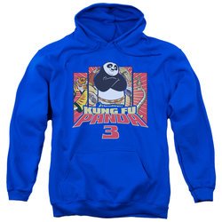Kung Fu Panda 3 Hoodie Kung Furry Royal Blue Sweatshirt Hoody