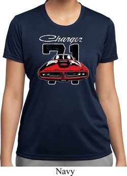 Ladies Dodge 1971 Charger Moisture Wicking Shirt