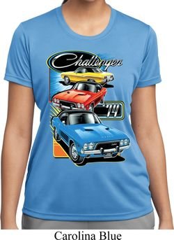 Ladies Dodge Shirt Challenger Trio Moisture Wicking Tee T-Shirt