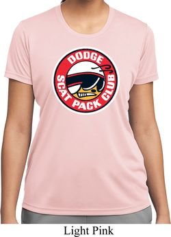 Ladies Dodge Shirt Dodge Scat Pack Club Moisture Wicking Tee T-Shirt