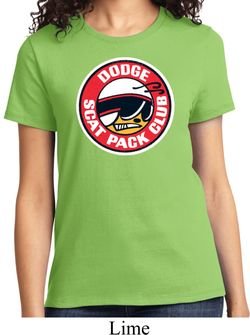 Ladies Dodge Shirt Dodge Scat Pack Club Tee T-Shirt