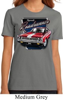 Ladies Dodge Shirt Plymouth Roadrunner Organic Tee T-Shirt