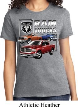 Ladies Dodge Shirt Ram Trucks Tee T-Shirt