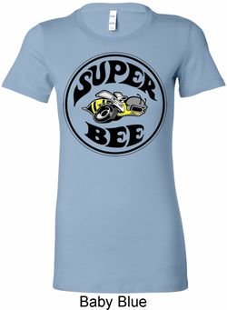 Ladies Dodge Shirt Super Bee Longer Length Tee T-Shirt