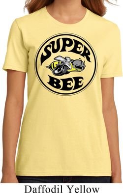 Ladies Dodge Shirt Super Bee Organic Tee T-Shirt