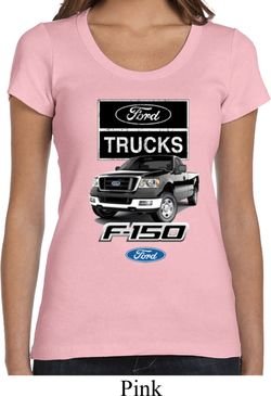 Ladies Ford Shirt F-150 Truck Scoop Neck Shirt