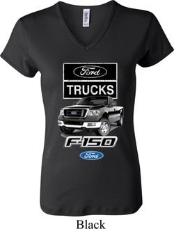 Ladies Ford Shirt F-150 Truck V-neck Shirt