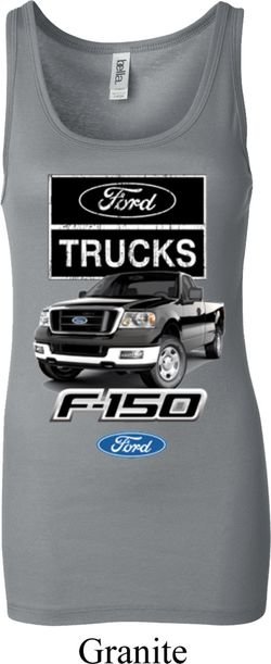 Ladies Ford Tanktop F-150 Truck Longer Length Tank Top