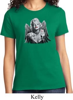 Ladies Marilyn Monroe Shirt Marilyn Butterfly Tee T-Shirt