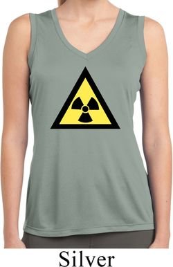 Ladies Radioactive Triangle Sleeveless Moisture Wicking Tee T-Shirt