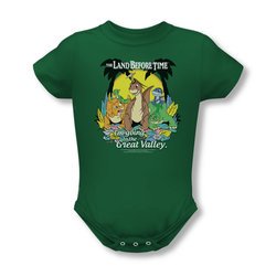 Land Before Time Baby The Great Valley Kelly Green Infant Babies Creeper