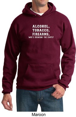 Law Enforcement Hoodie Alcohol Tobacco Firearms ATF Hoody